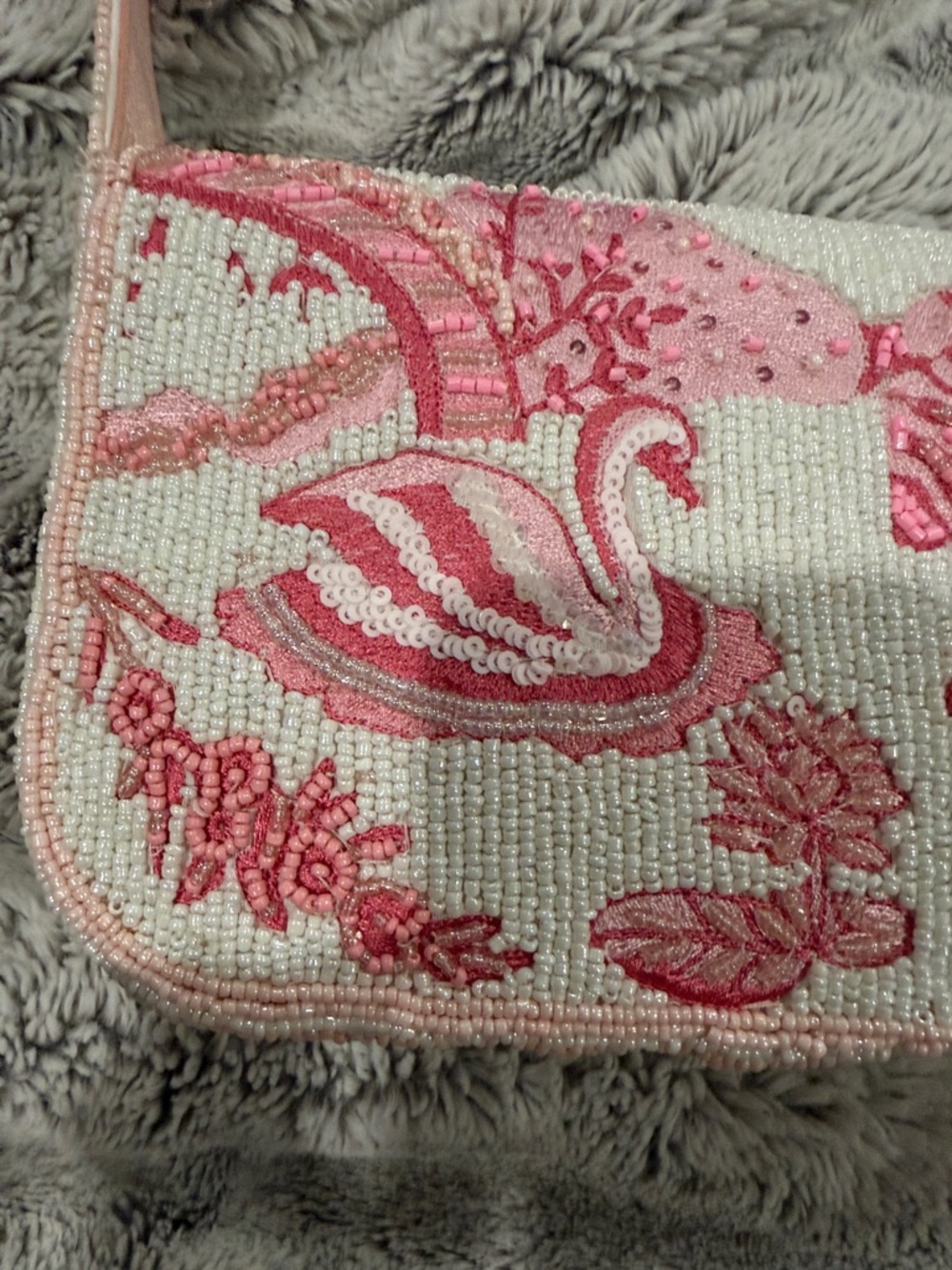 Viral TikTok Pink Beaded Ballerina Shoulder Bag - Picture 6 of 8
